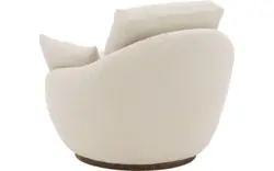 Goossens draaifauteuil lazy wit stof - 8243292-goossens-lazy-fauteuil-stof-01