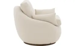 Goossens draaifauteuil lazy wit stof - 8243292-goossens-lazy-fauteuil-stof-01