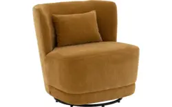 Goossens draaifauteuil ted geel stof - 8243293-goossens-ted-fauteuil-stof-01