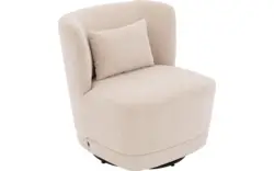 Goossens draaifauteuil ted wit stof - 8243295-goossens-ted-fauteuil-stof-01