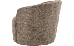 Goossens draaifauteuil milk bruin stof - 8243296-goossens-milk-fauteuil-stof-01