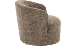 Goossens draaifauteuil milk bruin stof - 8243296-goossens-milk-fauteuil-stof-01