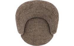 Goossens draaifauteuil milk bruin stof - 8243296-goossens-milk-fauteuil-stof-01