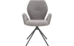 Goossens eetkamerstoel hera grijs stof - 8243309-goossens-hera-stoel-onderdelen-stof-01