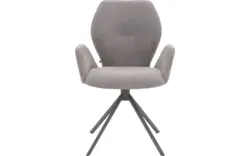 Goossens eetkamerstoel hera grijs stof - 8243309-goossens-hera-stoel-onderdelen-stof-01