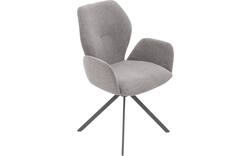 Goossens eetkamerstoel hera grijs stof - 8243309-goossens-hera-stoel-onderdelen-stof-01