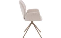 Goossens eetkamerstoel hera beige stof - 8243310-goossens-hera-stoel-onderdelen-stof-01