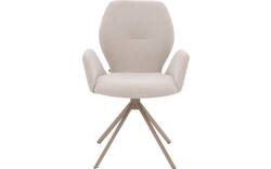 Goossens eetkamerstoel hera beige stof - 8243310-goossens-hera-stoel-onderdelen-stof-01