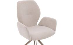 Goossens eetkamerstoel hera beige stof - 8243310-goossens-hera-stoel-onderdelen-stof-01
