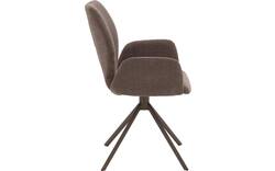 Goossens eetkamerstoel hera bruin stof - 8243311-goossens-hera-stoel-onderdelen-stof-01
