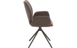 Goossens eetkamerstoel hera bruin stof - 8243311-goossens-hera-stoel-onderdelen-stof-01