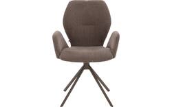 Goossens eetkamerstoel hera bruin stof - 8243311-goossens-hera-stoel-onderdelen-stof-01