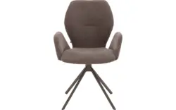 Goossens eetkamerstoel hera bruin stof - 8243311-goossens-hera-stoel-onderdelen-stof-01