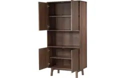 Goossens basic opbergkast emilie noten noten - 8243321-goossens-basic-emilie-opbergkast-noten-01