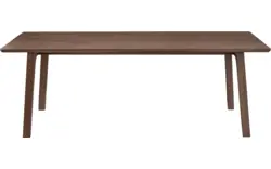 Goossens basic eettafel emilie noten noten - 8243324-goossens-basic-emilie-eettafel-noten-noten-01