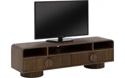 Goossens basic tv meubel melani bruin eiken - 8243325-goossens-basic-melani-tv-meubel-eiken-bruin-01