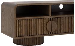 Goossens basic tv meubel melani bruin eiken - 8243325-goossens-basic-melani-tv-meubel-eiken-bruin-01