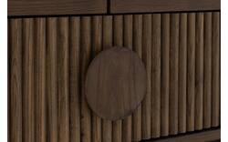 Goossens basic vitrinekast melani bruin eiken - 8243327-goossens-basic-melani-vitrinekast-eiken-01