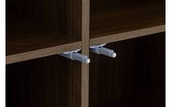Goossens basic vitrinekast melani bruin eiken - 8243327-goossens-basic-melani-vitrinekast-eiken-01