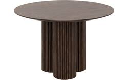 Goossens basic eettafel melani bruin eiken - 8243328-goossens-basic-melani-eettafel-eiken-bruin-01
