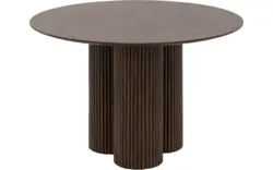 Goossens basic eettafel melani bruin eiken - 8243328-goossens-basic-melani-eettafel-eiken-bruin-01