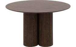 Goossens basic eettafel melani bruin eiken - 8243328-goossens-basic-melani-eettafel-eiken-bruin-01
