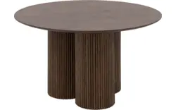 Goossens basic eettafel melani bruin eiken - 8243329-goossens-basic-melani-eettafel-eiken-bruin-01