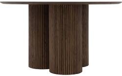 Goossens basic eettafel melani bruin eiken - 8243329-goossens-basic-melani-eettafel-eiken-bruin-01