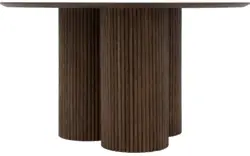 Goossens basic eettafel melani bruin eiken - 8243329-goossens-basic-melani-eettafel-eiken-bruin-01