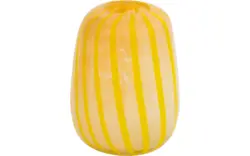 Goossens vaas osten geel glas - 8243353-goossens-osten-woon-accessoires-glas-01