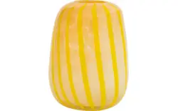 Goossens vaas osten geel glas - 8243353-goossens-osten-woon-accessoires-glas-01