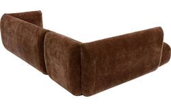 Goossens hoekbank kelsey bruin stof - 8243402-gespiegeld-02