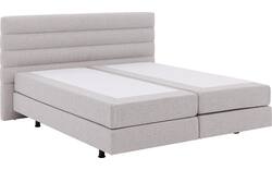 Goossens boxspring compleet quatro compleet grijs stof - 8243561-goossens-quatro-boxspring-compleet-stof