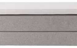 Goossens boxspring compleet quatro compleet grijs stof - 8243561-goossens-quatro-boxspring-compleet-stof