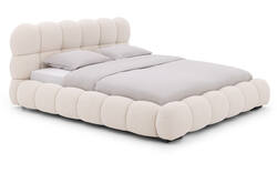 Goossens gestoffeerd bedframe cloud beige stof - 8243570-goossens-cloud-bedframe-stof-02