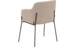 Goossens eetkamerstoel pepijn beige stof - 8243580-goossens-pepijn-eetkamerstoel-stof-bruin-01