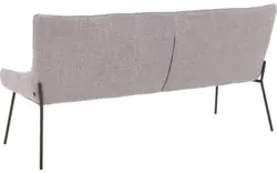 Goossens excellent eetkamerbank matteo beige stof - 8243598-goossens-excellent-matteo-eetkamerstoel-stof-wit-01