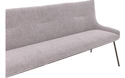 Goossens excellent eetkamerbank matteo beige stof - 8243598-goossens-excellent-matteo-eetkamerstoel-stof-wit-01