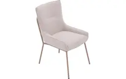 Goossens excellent eetkamerstoel matteo beige stof - 8243600-goossens-excellent-matteo-eetkamerstoel-stof-wit-01