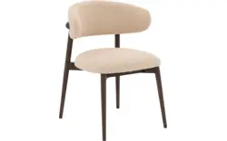Goossens eetkamerstoel diede beige stof - 8243601-goossens-diede-eetkamerstoel-stof-bruin-01