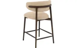 Goossens counterstoel diede beige stof - 8243603-goossens-diede-barstoel-stof-01