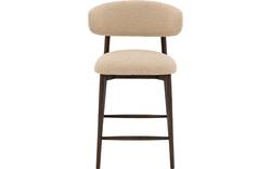 Goossens counterstoel diede beige stof - 8243603-goossens-diede-barstoel-stof-01
