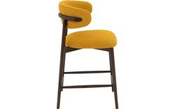 Goossens counterstoel diede geel stof - 8243605-goossens-diede-barstoel-stof-01