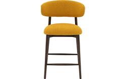 Goossens counterstoel diede geel stof - 8243605-goossens-diede-barstoel-stof-01