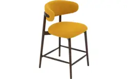Goossens counterstoel diede geel stof - 8243605-goossens-diede-barstoel-stof-01