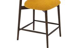 Goossens counterstoel diede geel stof - 8243605-goossens-diede-barstoel-stof-01