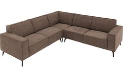 Goossens hoekbank hercules bruin microvezel - 8243649-goossens-hercules-bank-microvezel-bruin-01