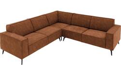 Goossens hoekbank hercules bruin microvezel - 8243650-goossens-hercules-bank-microvezel-bruin-01