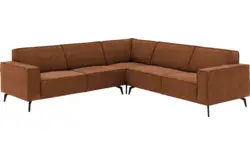 Goossens hoekbank hercules bruin microvezel - 8243653-goossens-hercules-bank-microvezel-bruin-01