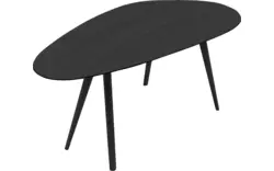 Goossens eettafel ferry zwart eiken - 8243710-goossens-ferry-eettafel-eiken-zwart-01